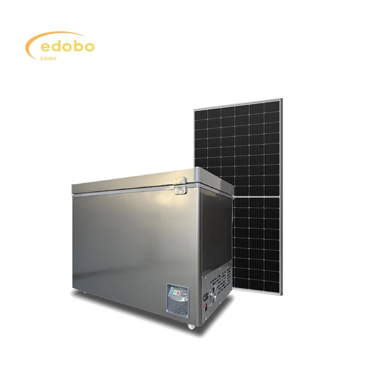 Edobo Solar AC/DC Lodówka z zamrażarką słoneczną do użytku domowego