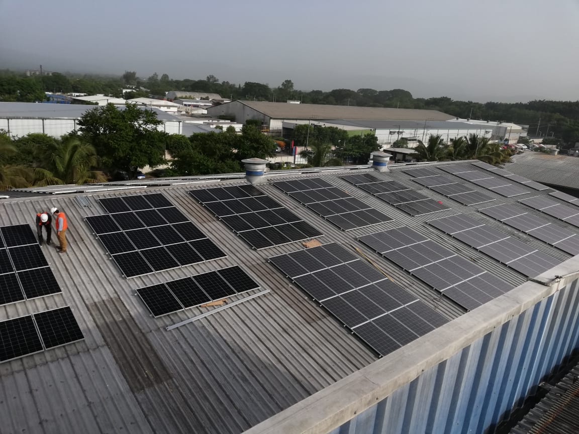 EL Salvador 215kw on grid solar sytem 28