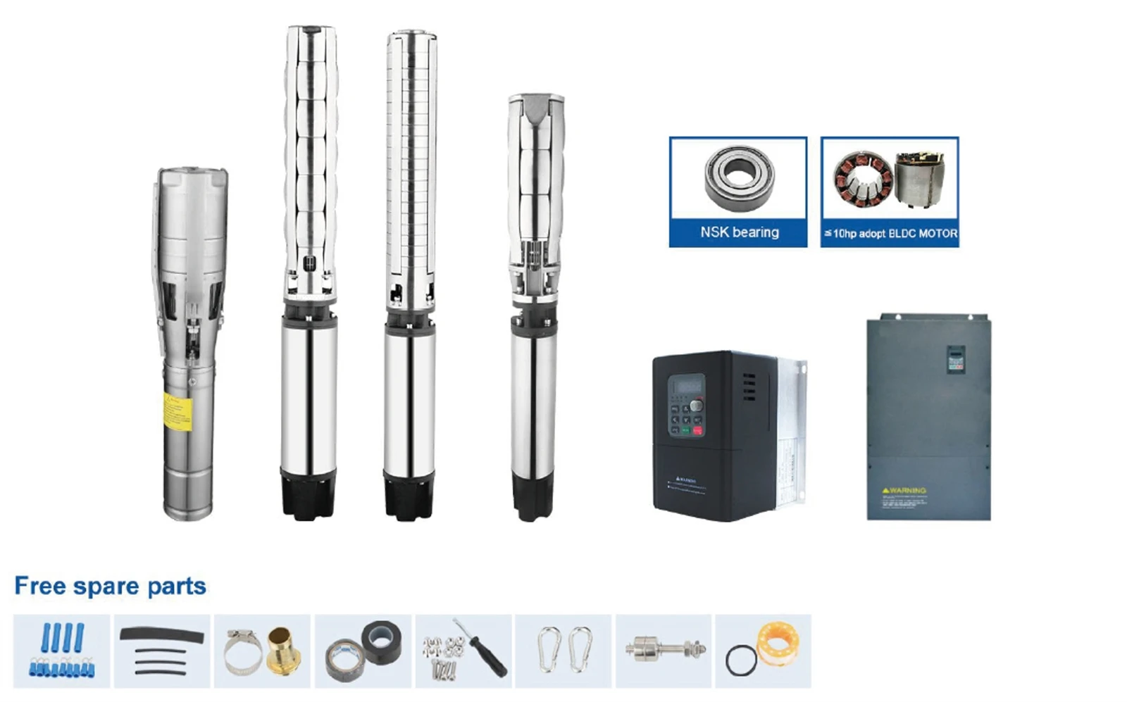 solar submersible water pump