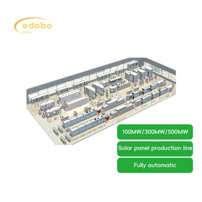 Linia produkcyjna 100mW 300MW panelu słonecznego