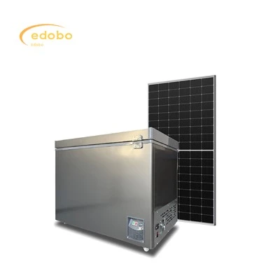Edobo Solar AC/DC Lodówka z zamrażarką słoneczną do użytku domowego