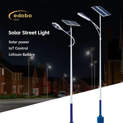 Oświetlenie uliczne zasilane energią słoneczną Edobo z baterią litową