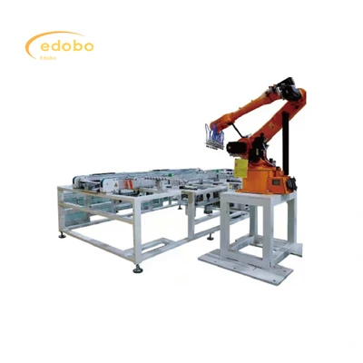 Układanie linii produkcyjnej paneli słonecznych (robot)